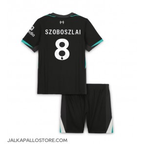 Liverpool Dominik Szoboszlai #8 Vieraspaita Lapsille 2024-25 Lyhythihainen (+ shortsit)